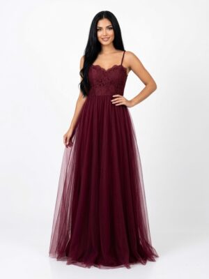 Vestido Carmín